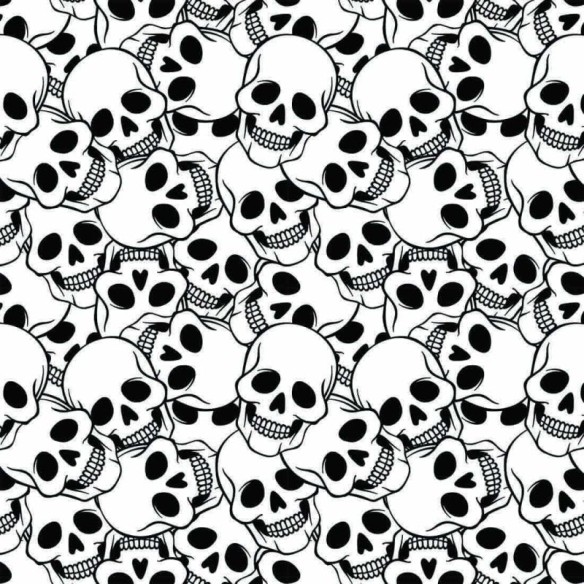 Papel de Parede Adesivo Caveira 110847860