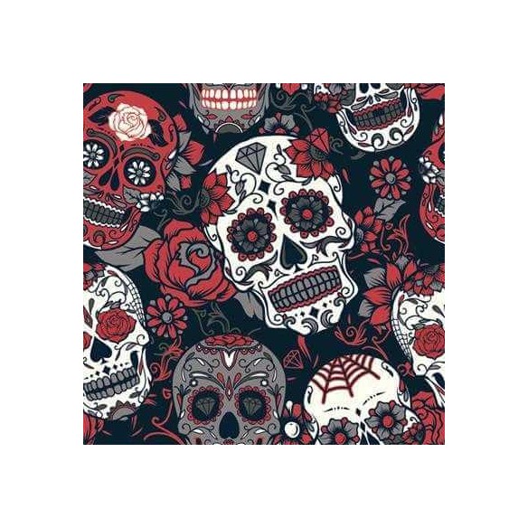 Papel de Parede Adesivo Caveira Mexicana 429751273