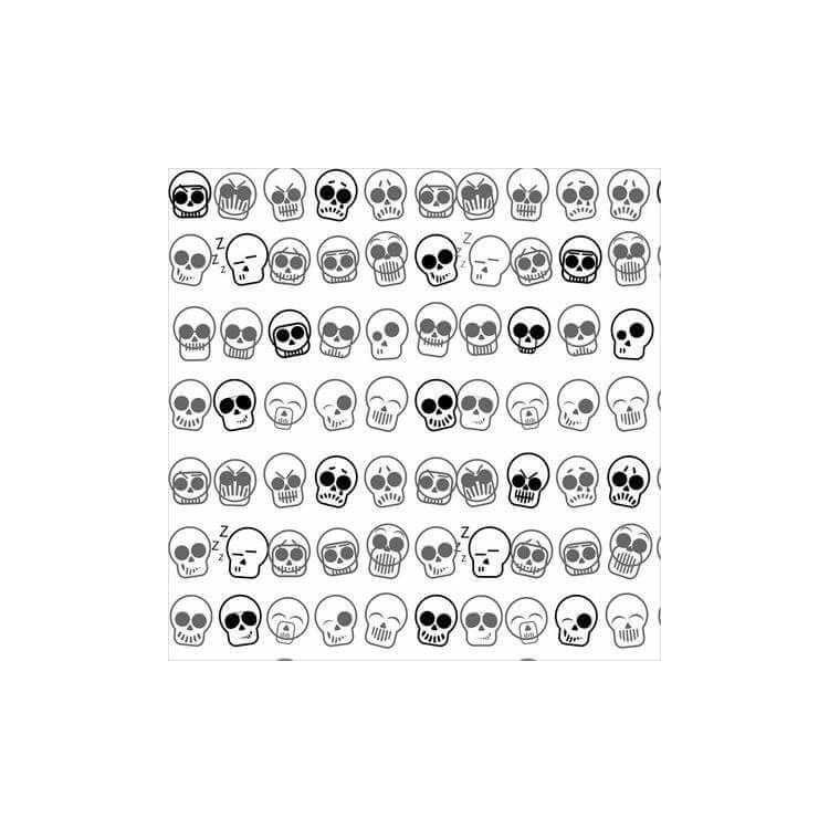 Papel de Parede Adesivo Caveiras  235924951