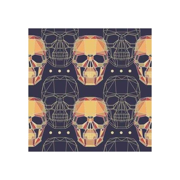 Papel de Parede Adesivo Caveiras 3D 137113853