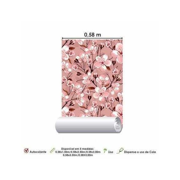 Papel de Parede Adesivo Cerejeira 1466