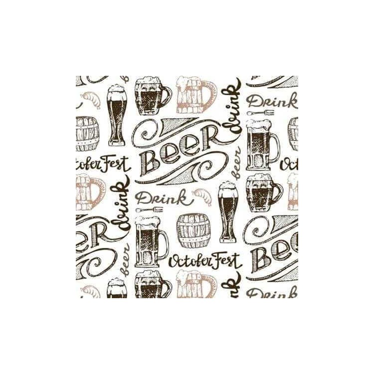Papel de Parede Adesivo Cerveja Beer Jovem...