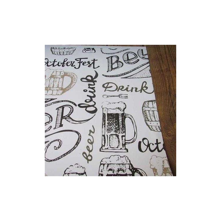 Papel de Parede Adesivo Cerveja Beer Jovem...