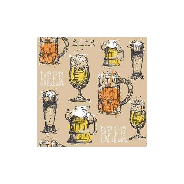 Papel de Parede Adesivo Cerveja N19313