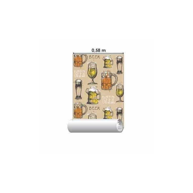 Papel de Parede Adesivo Cerveja N19313