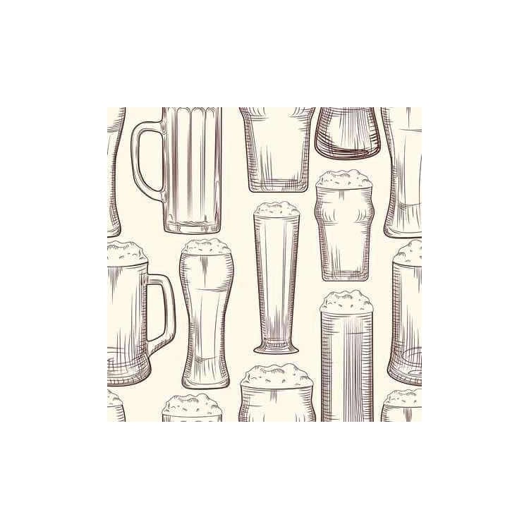 Papel de Parede Adesivo Cerveja N401B