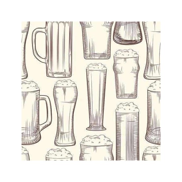 Papel de Parede Adesivo Cerveja N401B