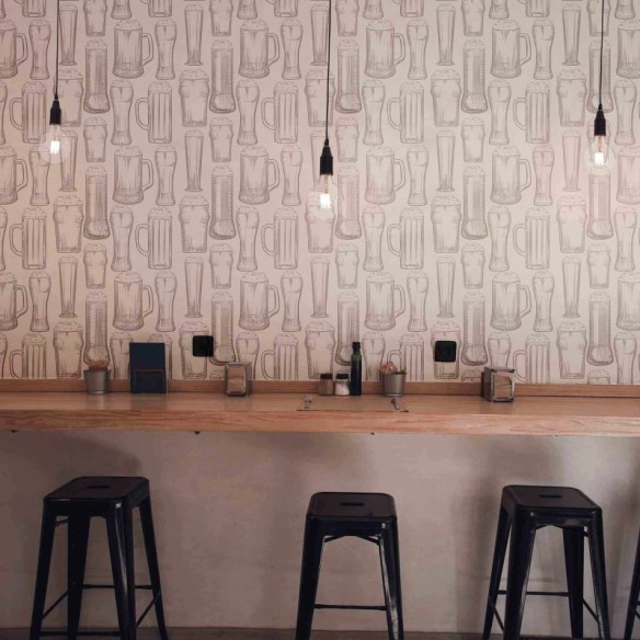 Papel de Parede Adesivo Cerveja N401B