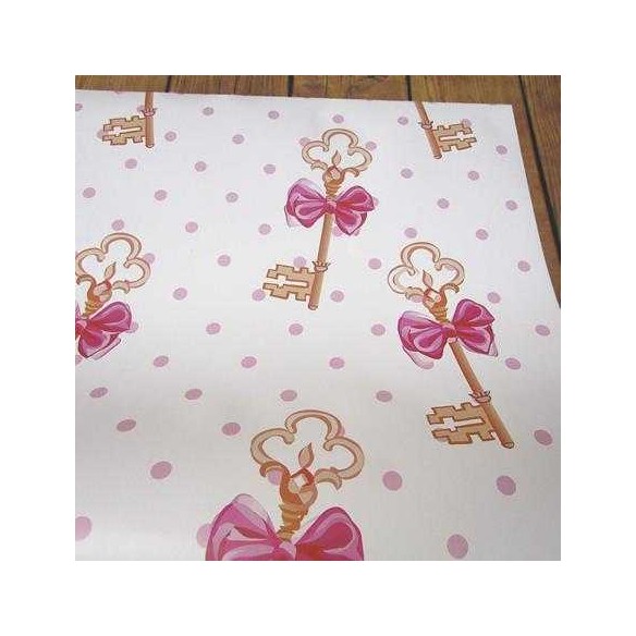 Papel de Parede Adesivo Chave Laço 361875047