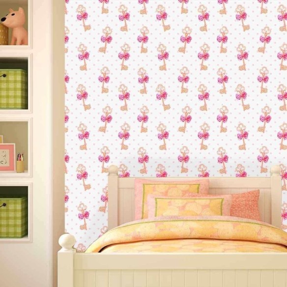 Papel de Parede Adesivo Chave Laço 361875047