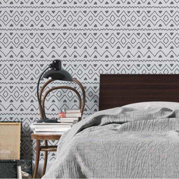 Papel de Parede Adesivo Chevron 3D N02293