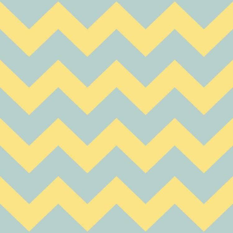 Papel de Parede Adesivo Chevron Amarelo e Azul...
