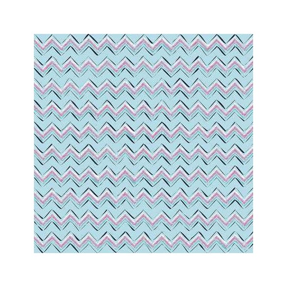 Papel de Parede Adesivo Chevron Azul e Rosa 2548241086