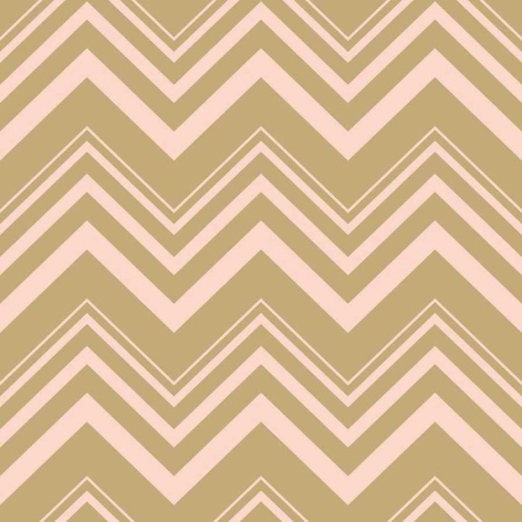 Papel de Parede Adesivo Chevron Bege e Rosa N06199