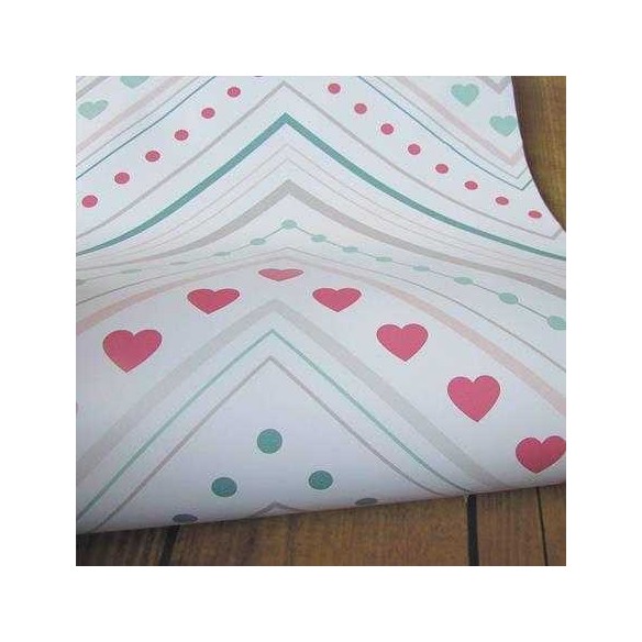 Papel de Parede Adesivo Chevron Branco 249302248