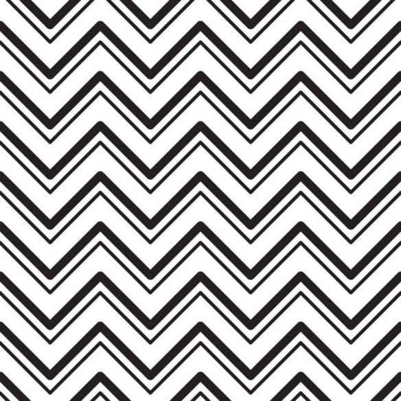 Papel de Parede Adesivo Chevron Branco e Preto N018012