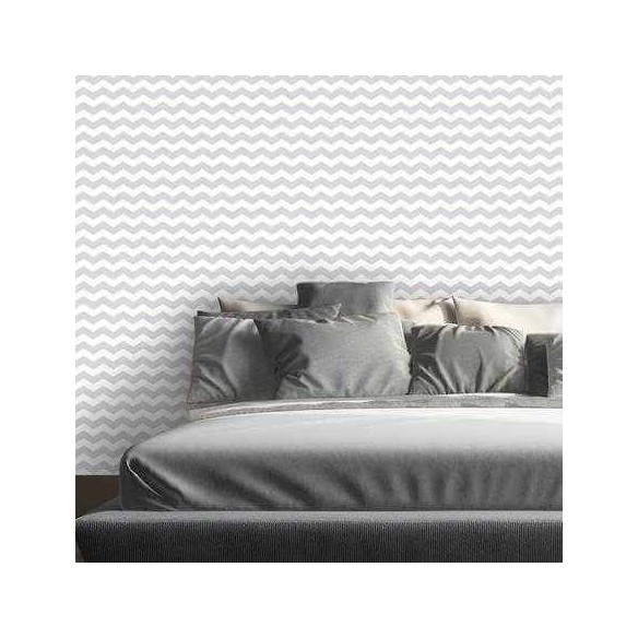 Papel de Parede Adesivo Chevron Cinza 199201063