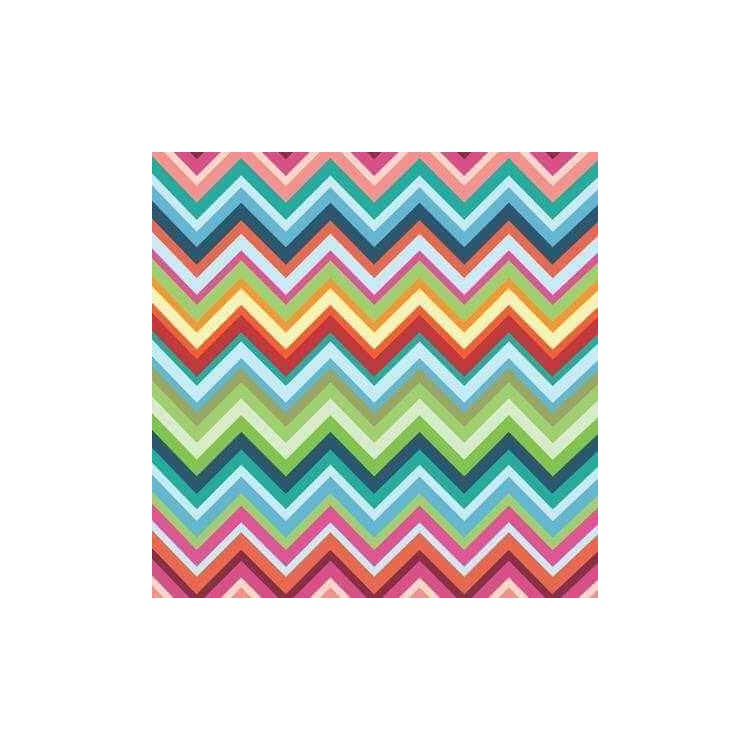 Papel de Parede Adesivo Chevron Colorido  1519