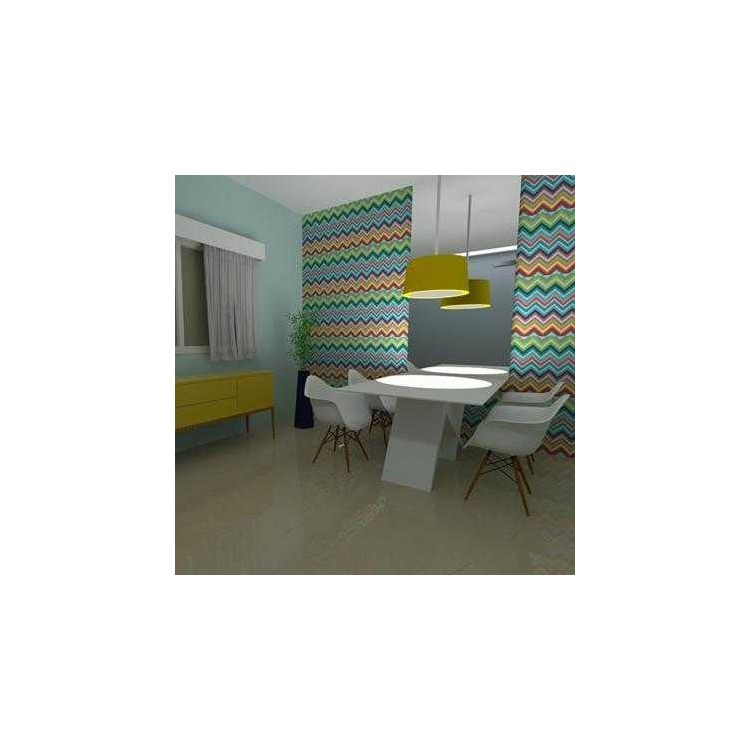 Papel de Parede Adesivo Chevron Colorido  1519
