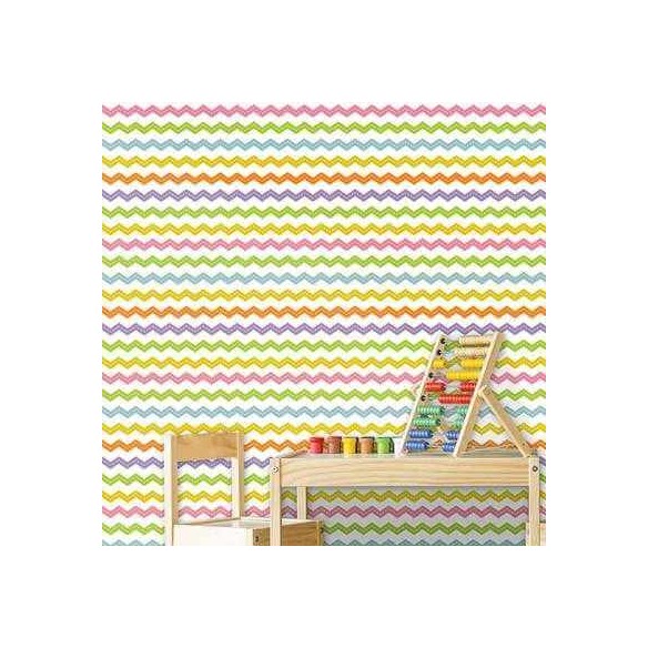 Papel de Parede Adesivo Chevron Colorido 2548241055