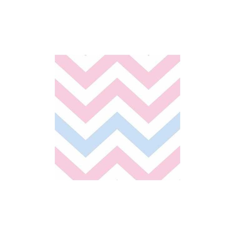 Papel de Parede Adesivo Chevron Colorido Zig...