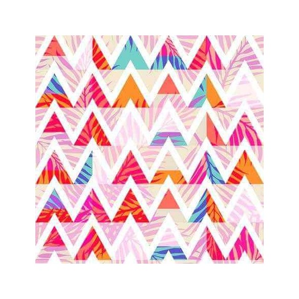 Papel de Parede Adesivo Chevron Jovem Colorido 570655567