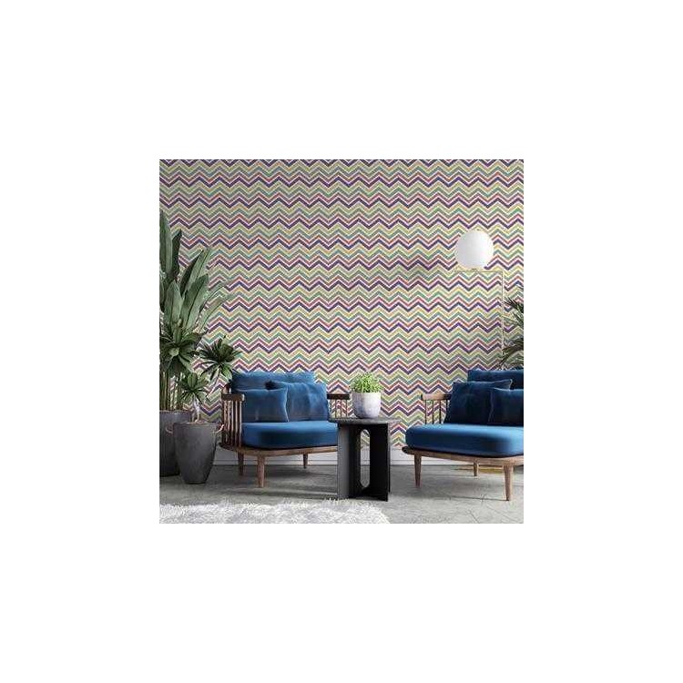 Papel de Parede Adesivo Chevron Jovem N115B