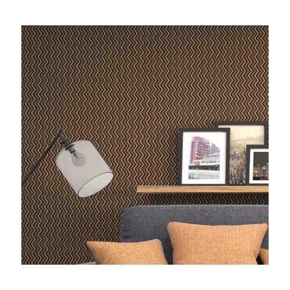 Papel de Parede Adesivo Chevron Marrom 838408128