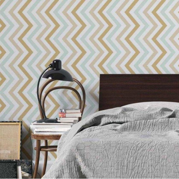 Papel de Parede Adesivo Chevron N02186