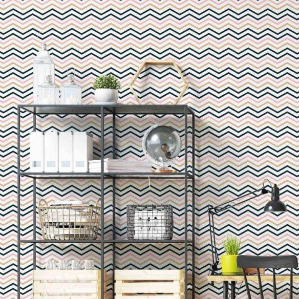 Papel de Parede Adesivo Chevron N190124D