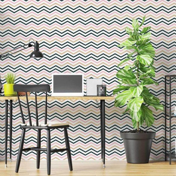 Papel de Parede Adesivo Chevron N190124D