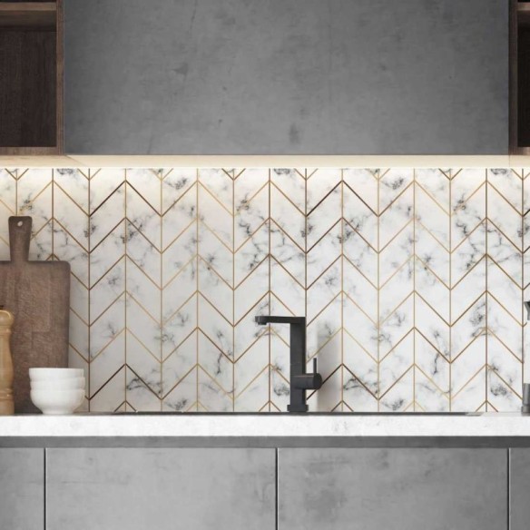 Papel de Parede Adesivo Chevron N275