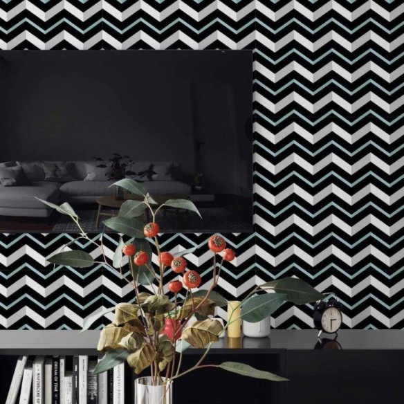 Papel de Parede Adesivo Chevron N330