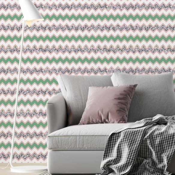 Papel de Parede Adesivo Chevron N658CH