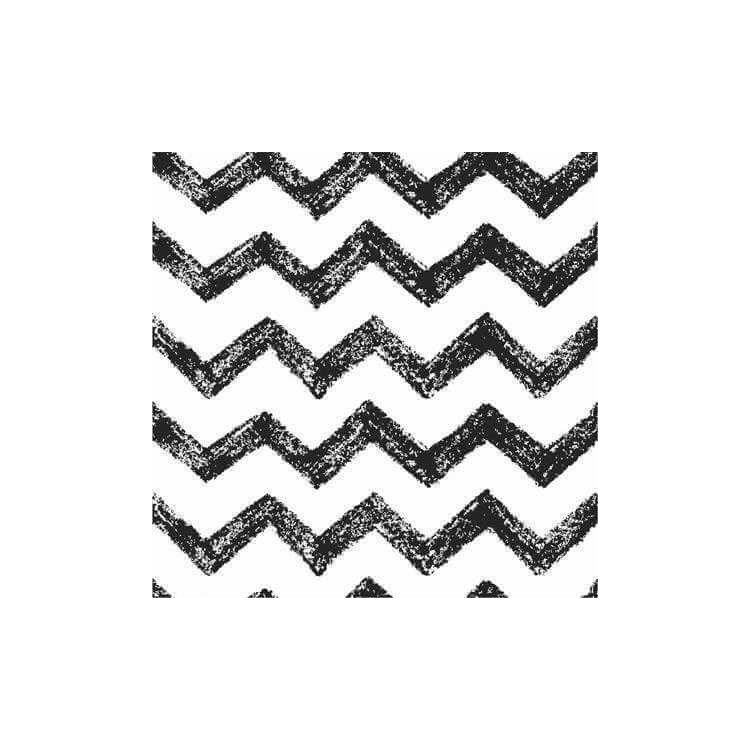 Papel de Parede Adesivo Chevron Preto e Branco...
