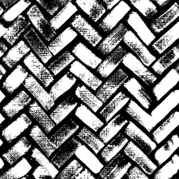 Papel de Parede Adesivo Chevron Preto e Branco N08087
