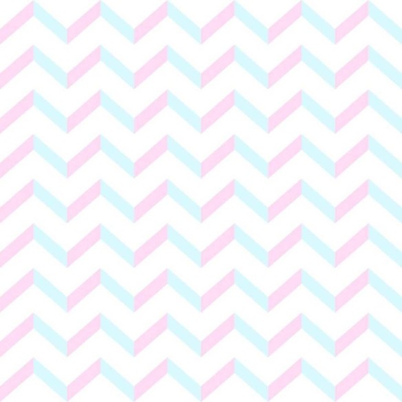 Papel de Parede Adesivo Chevron Rosa e Azul N05194