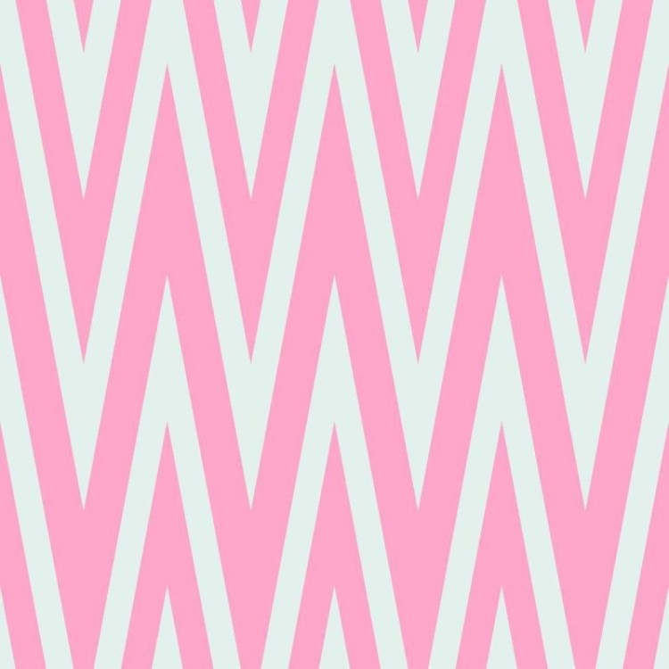 Papel de Parede Adesivo Chevron Rosa e Cinza...