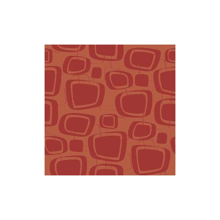 Papel de Parede Adesivo - Retrô Vermelho 3