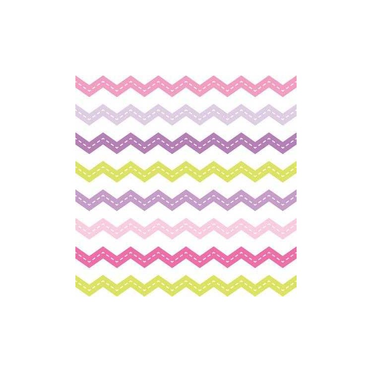 Papel de Parede Adesivo Chevron Roxo 010836