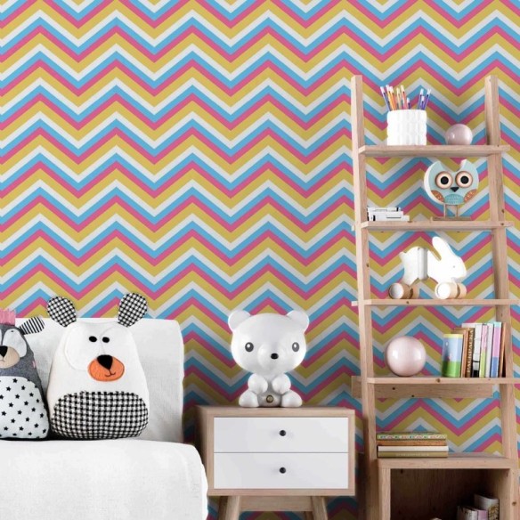 Papel de Parede Adesivo Chevron Tumblr N115