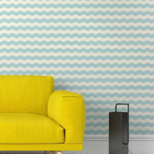 Papel de Parede Adesivo Chevron Verde 2914338343