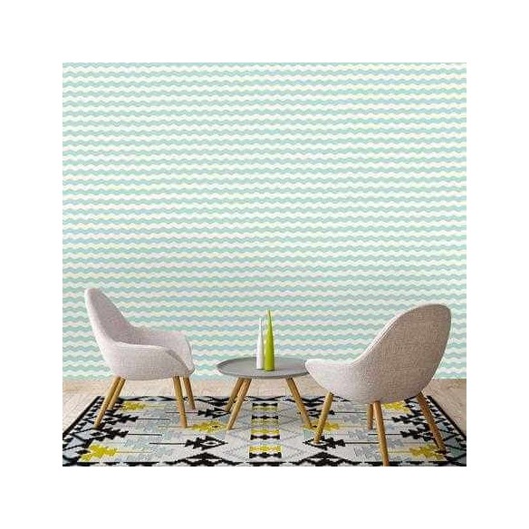 Papel de Parede Adesivo Chevron Verde 2914338343