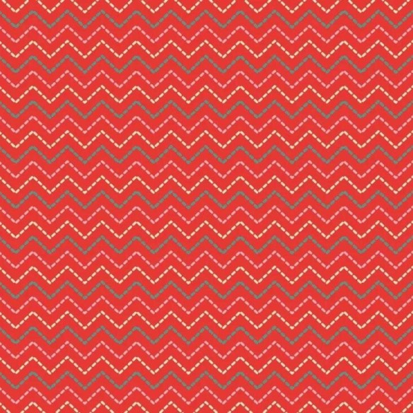 Papel de Parede Adesivo Chevron Vermelho 883999302