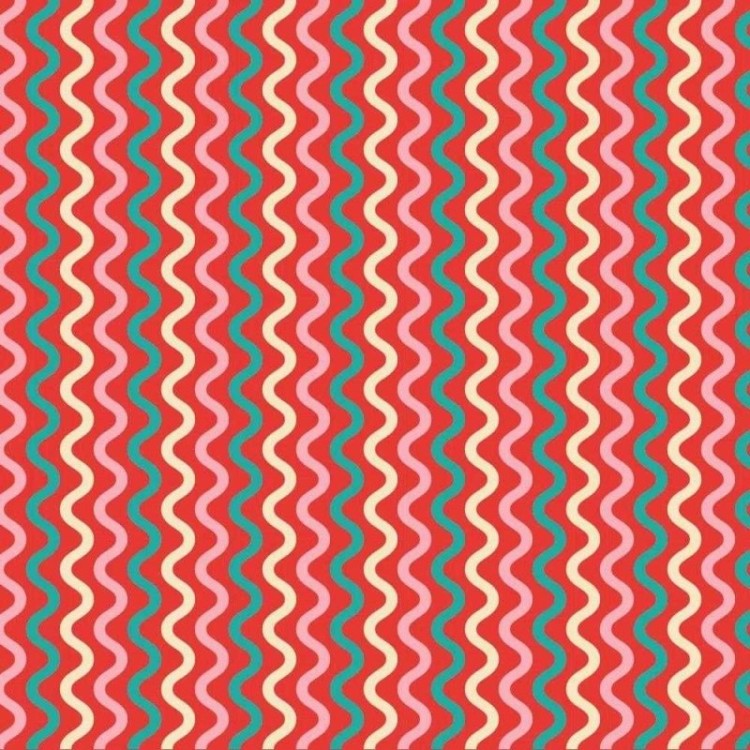 Papel de Parede Adesivo Chevron Vermelho 883999304