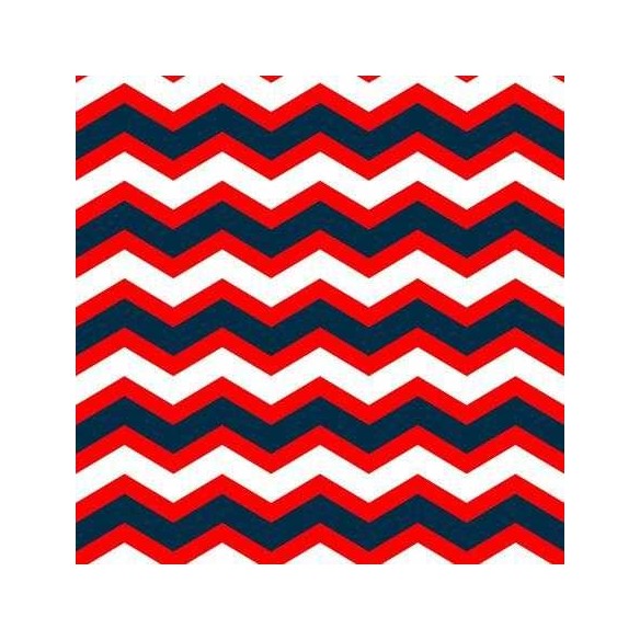 Papel de Parede Adesivo Chevron Vermelho e Azul 2548241050