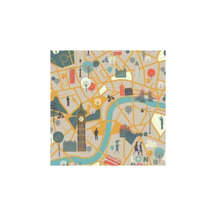 Papel de Parede Adesivo Cidade 143843428