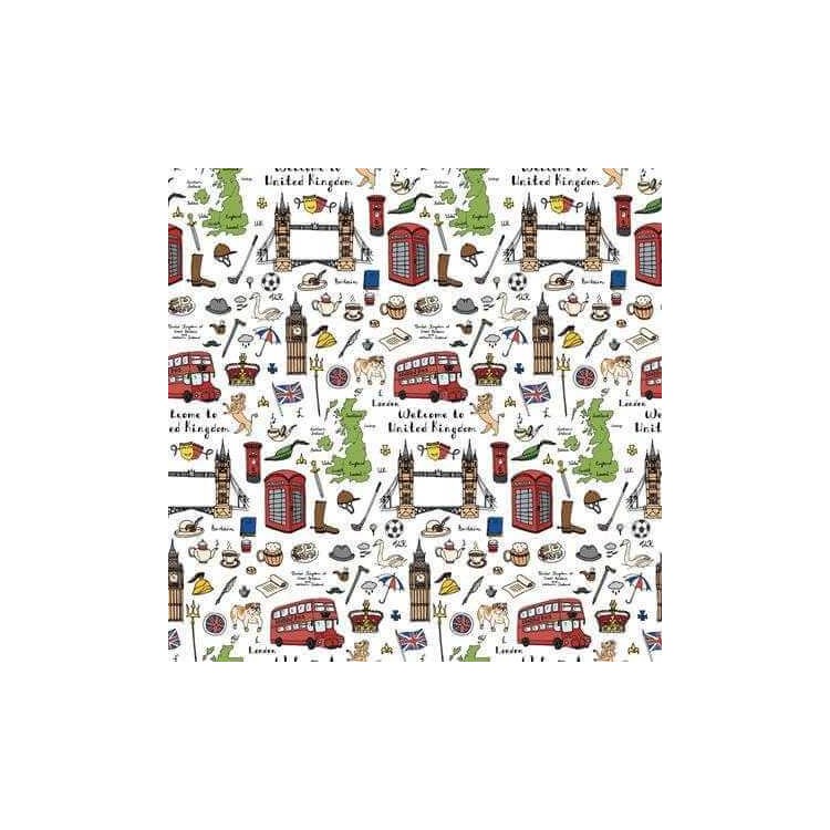 Papel de Parede Adesivo Cidade Inglaterra...