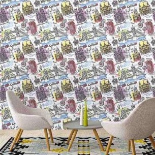 Papel de Parede Adesivo...
