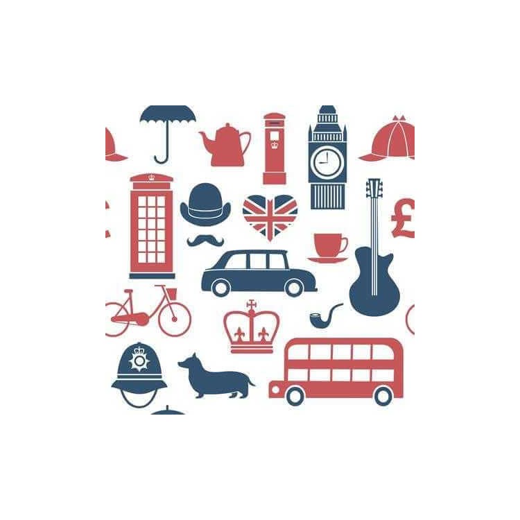 Papel de Parede Adesivo Cidade Londres...